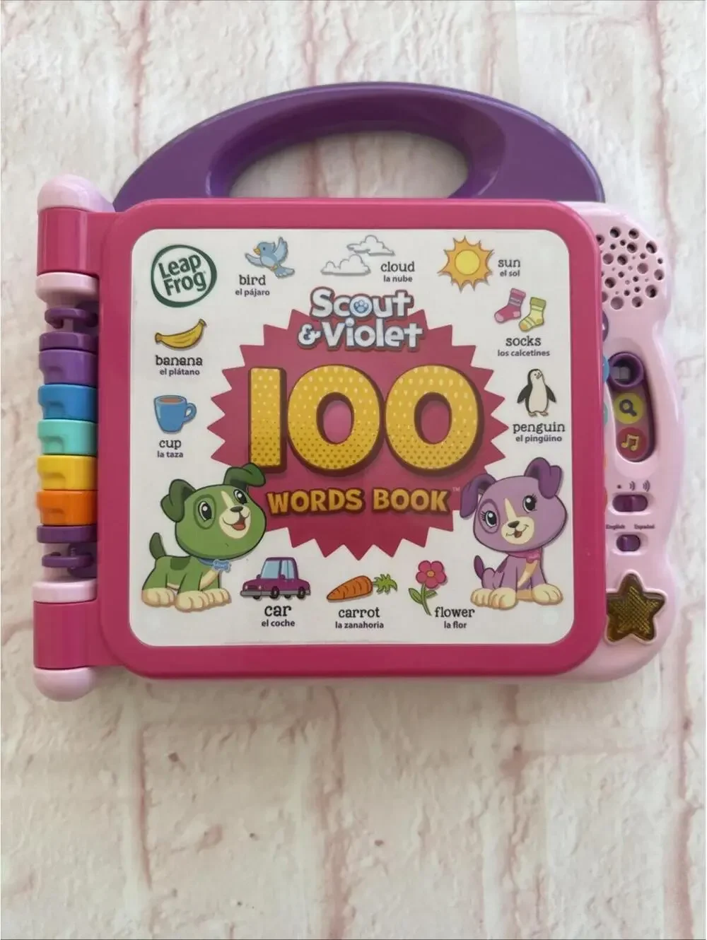 Leap Frog 100 Words Scout & Violet Letter Discoveries Book Bundle